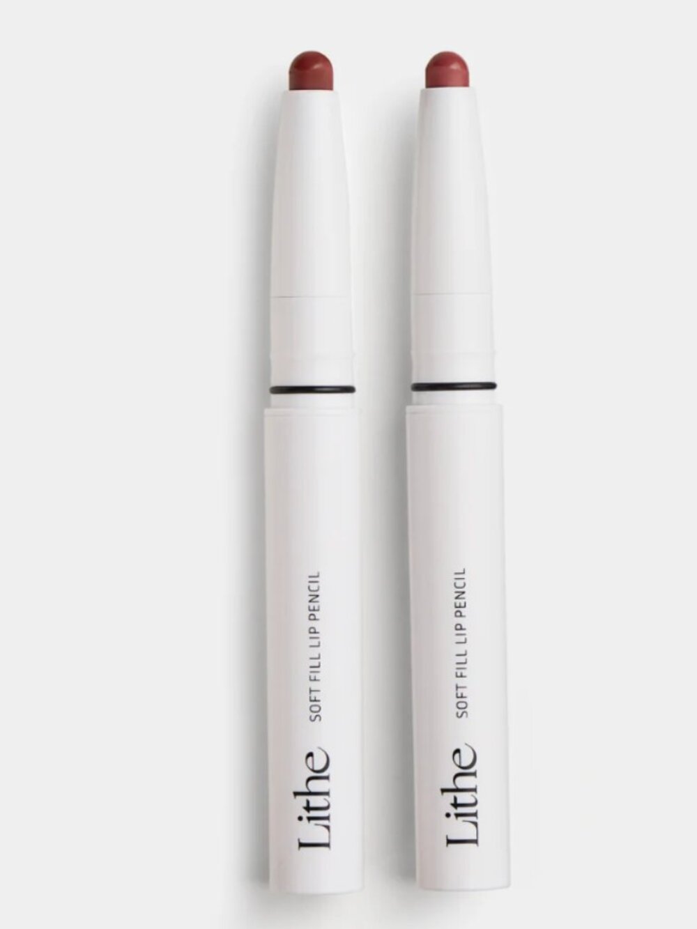 Lithe Soft Fill Lip Pencil Duo Dusk + Scarlet NIB